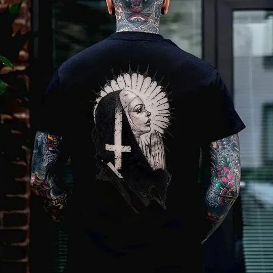 T-Shirt " Nonne Kreuz" versch. Farben