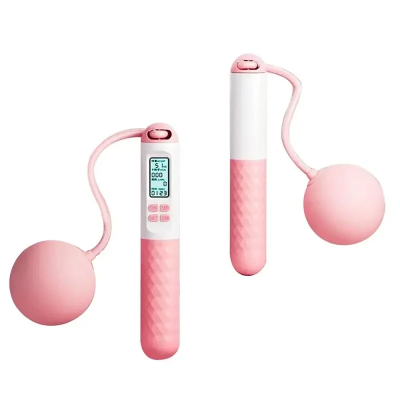Kabelloses Springseil mit Zähler – Beschwerte Griffe für Home-Cardio-Workouts | Karnz