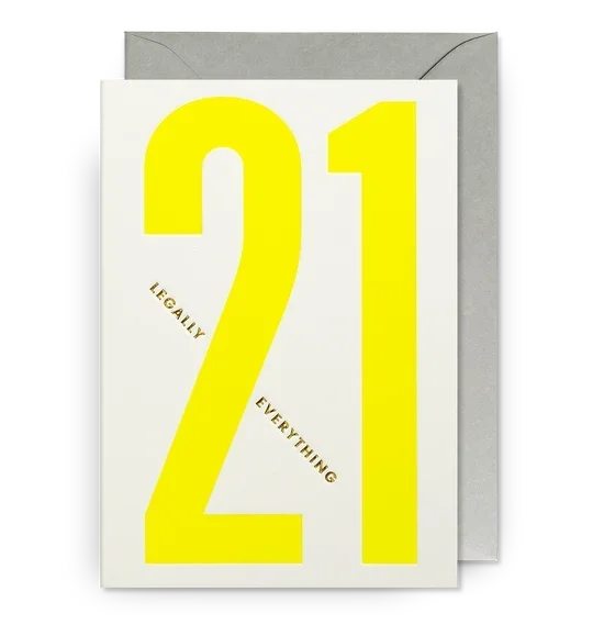 Grußkarte - 21 Legally Everything
