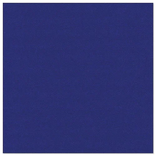 Ein quadratisches Bild zeigt ein unifarbenes, tiefes Blau mit dezenter Textur, das an die PAPSTAR 50 Servietten "ROYAL Collection" 1/4-Falz 40 x 40 cm dunkelblau der PAPSTAR GmbH erinnert, ohne zusätzliche Objekte oder Motive.