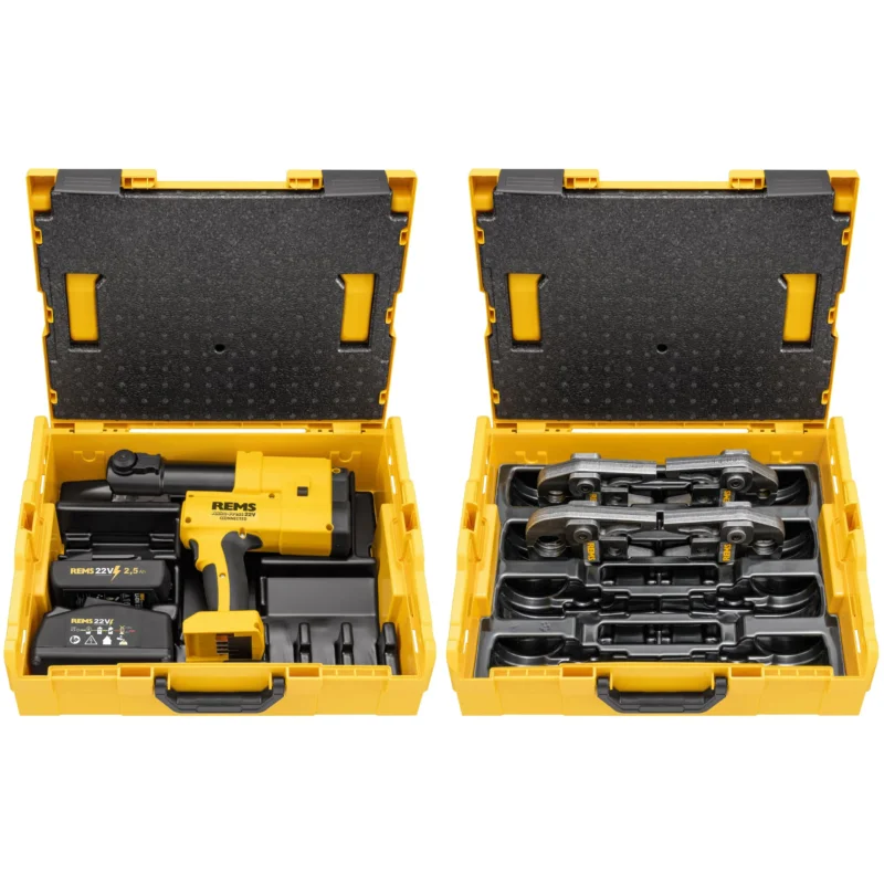 REMS - Akku-Press 22V Con. BP L-Boxx +PZ Set F 16+20+26+32 L-Boxx 576059 R220