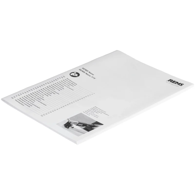 REMS - Betriebsanleitung REMS Nano 844265 R