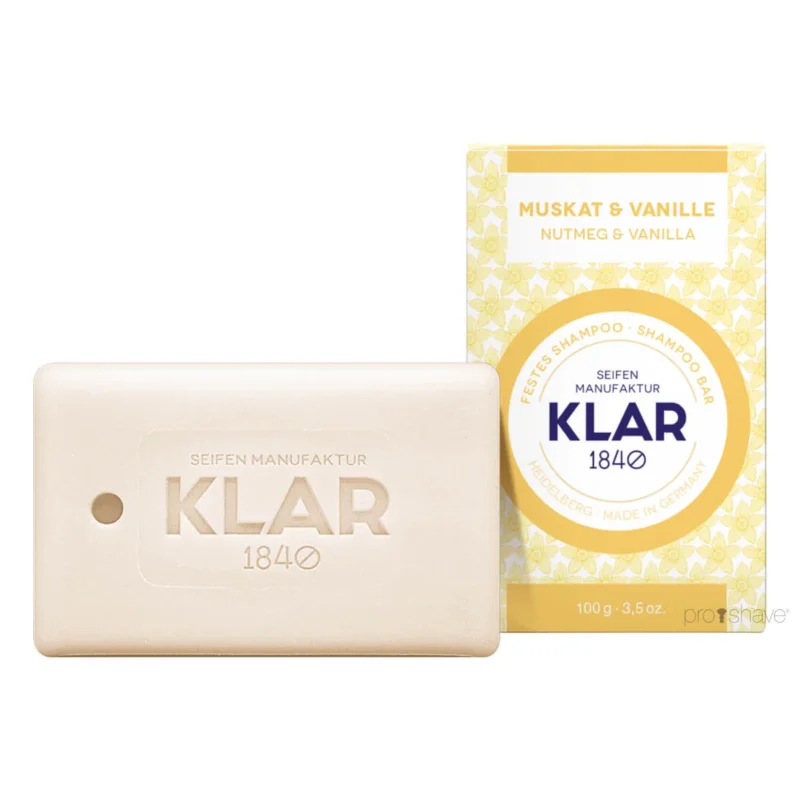 Shampoo Bar, Muskatnuss & Vanille, 100 gr.