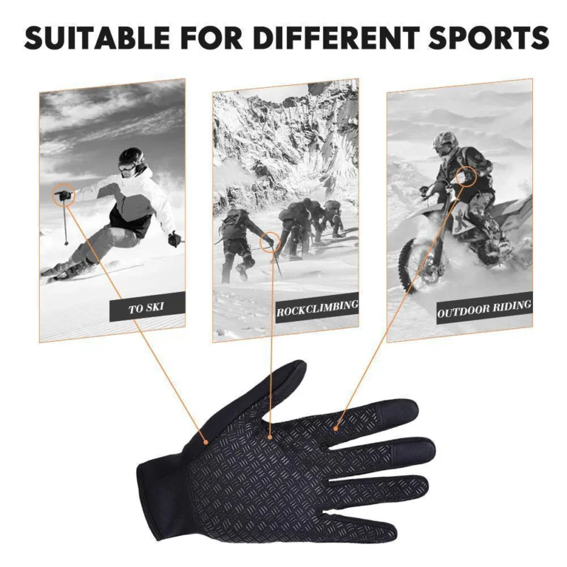 Brehn | Radfahren Laufen Fahren Handschuhe Tendaisy Warm Thermo Handschuhe