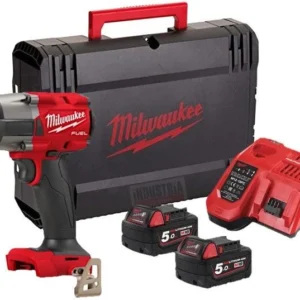 Llave de impacto de par medio M18 FUEL 1/2" Con anillo de fricción Milwaukee M18 FMTIW2F12-502X MILWAUKEE - 1