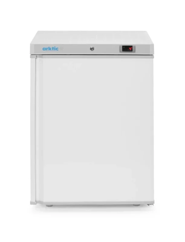 Arktic Gefrierschrank in weiß lackiertem Stahlgehäuse – Budget Line – 100 l – 230 V / 130 W – 637 × 600 × H 835 mm – Produktansicht