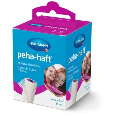 Hartmann Peha-haft Kohäsivbinde 4 cm x 20 m | Packung (1 Stück)