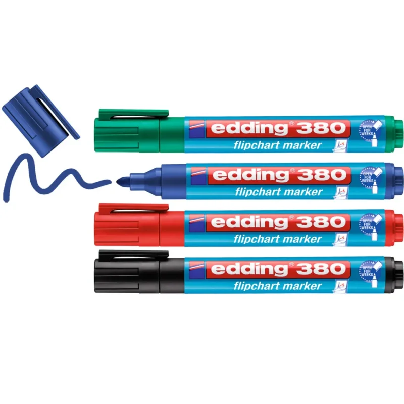 EDDING 380-4-2 Flipchartmarkeretui 4ST sortiert