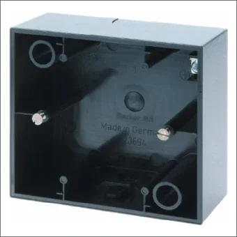 BERKER 10411606 Aufputzgehaeuse Unterputz-Schalterprogramm 92.5 mm