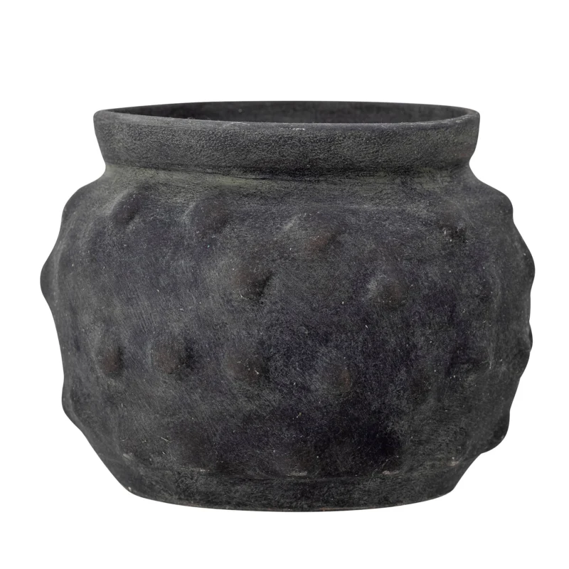 Blooming ville Lisen Deco Blumentopf, Schwarz, Terrakotta