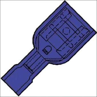 KLEMKO 156220 Aderdoorverbinder rond/vlak