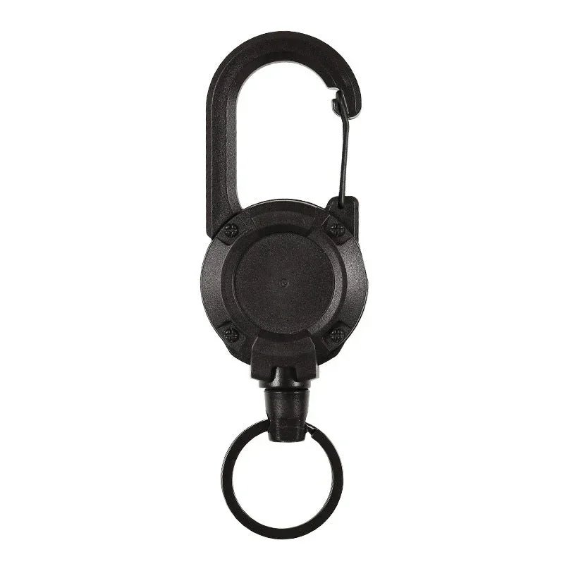 Taktisches Anti-Diebstahl Metall Kabel Schlüsselanhänger Ausziehbar Automatisch Outdoor Luya | Karnz