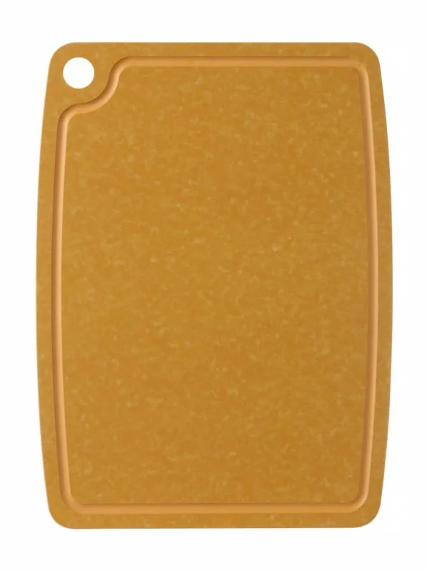 HENDI Holzfaser-Schneidbrett – Braun – 300 × 235 × H 6 mm – Produktansicht