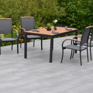 Siena Set 5tlg. Aluminium/Akazie/Textil
