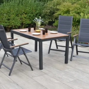 Toledo Set 5tlg. Aluminium/Textil