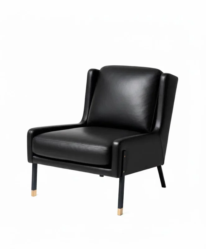 Blink Lounge Chair Bellagio Black 7925 Black sand/gold von Stellar Works