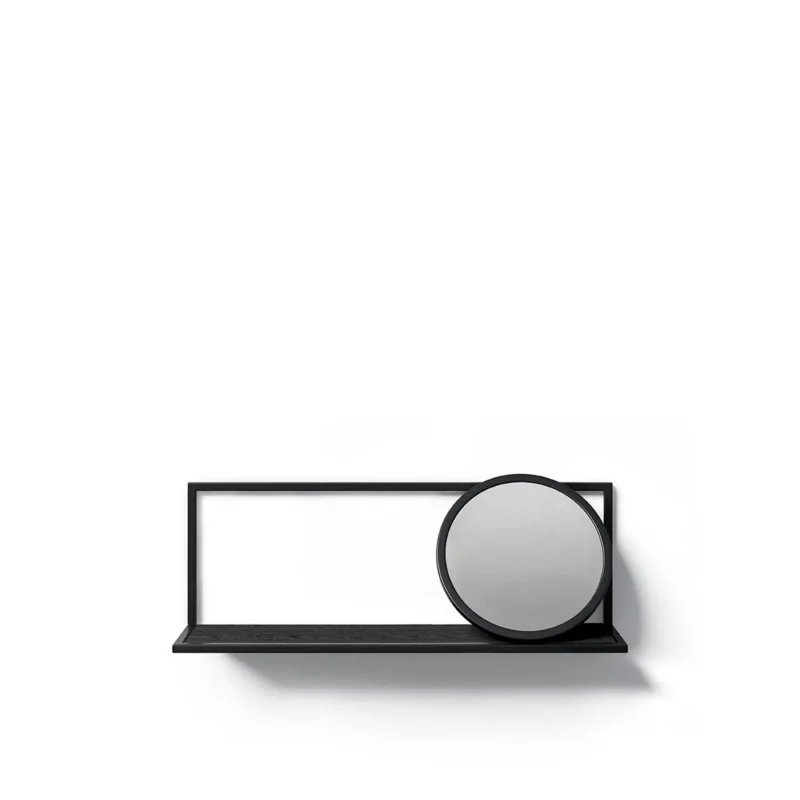 Frame Wall Mirror Small mit Board Oak von Stellar Works