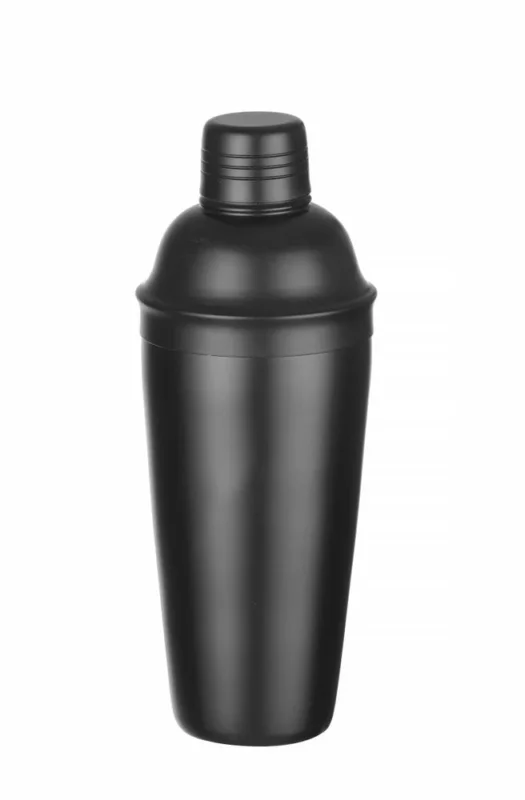 BarUp Cobbler Shaker – 3-teilig – Schwarz – Ø 85 × H 240 mm – Produktansicht