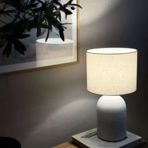 Tischlampe STONEWARE - Natur (hell)