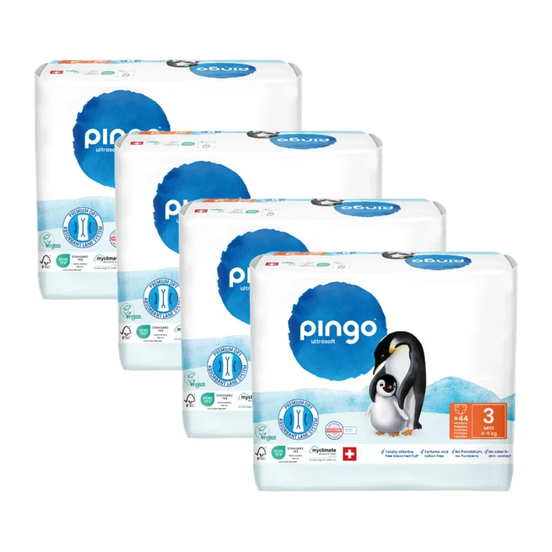 Pack ahorro Pañales T3 (4-9kg) Pingo 176 Uds
