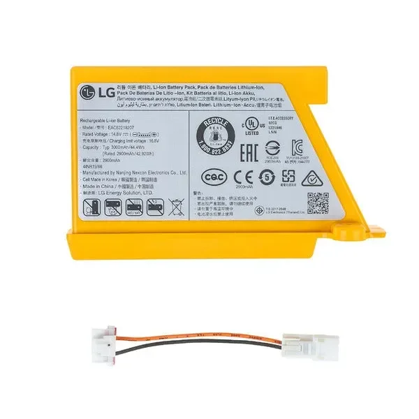 Batería para robot aspirador LG AGM30061001 litio 14,8V 3Ah