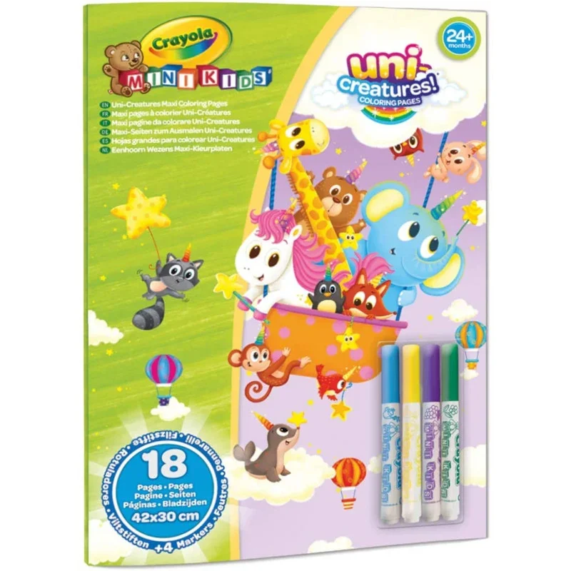 Album da Colorare Crayola Uni Creatures