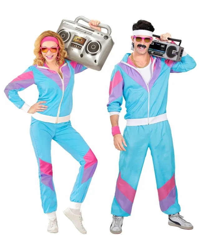 80er Jahre Jogginganzug Unisex Kostüm