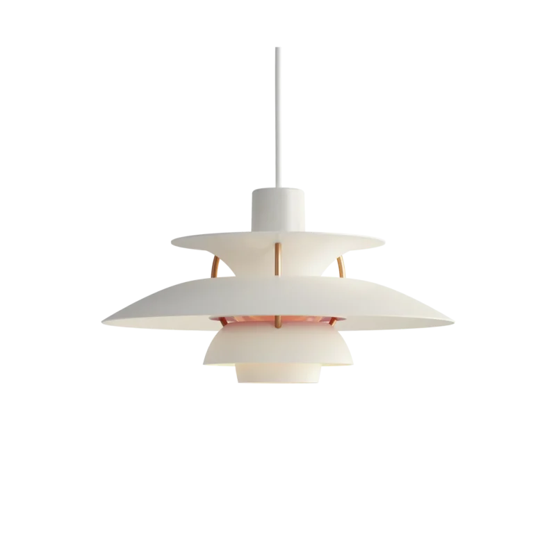 PH 5 Mini Pendelleuchte, Modern White von Poul Henningsen