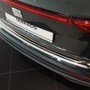 Avisa, Edelstahl Heckstoßstangenschutz passend für Seat Tarraco 2019-, Silber