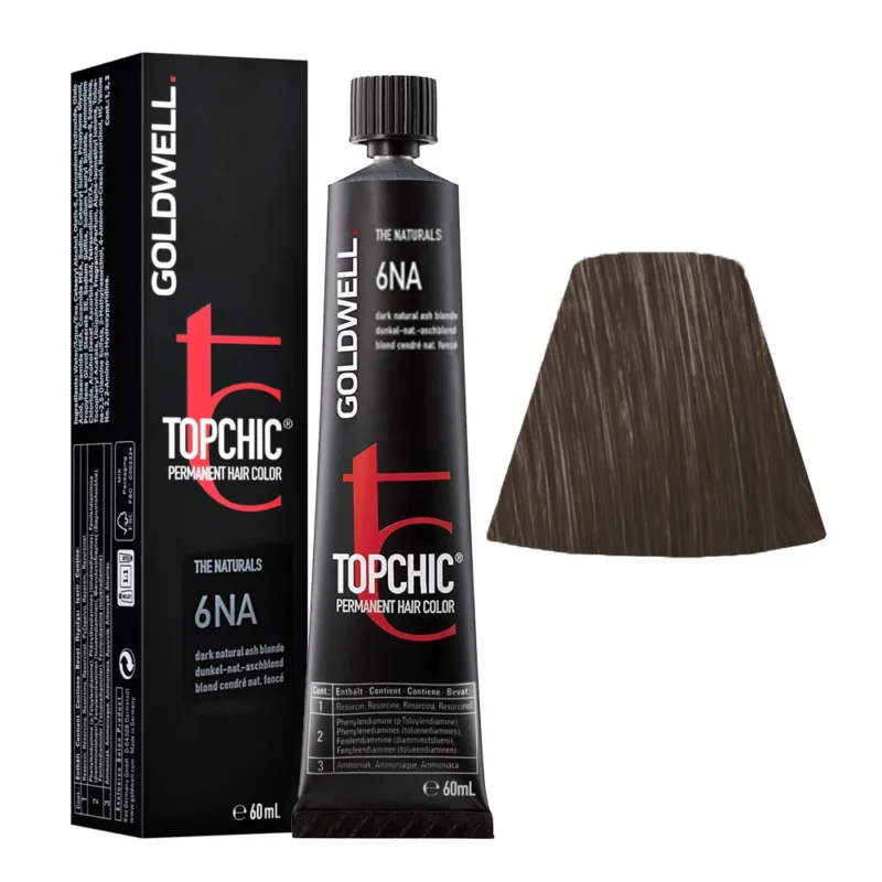 6NA Biondo scuro cenere naturale Goldwell Topchic Naturals tb 60ml