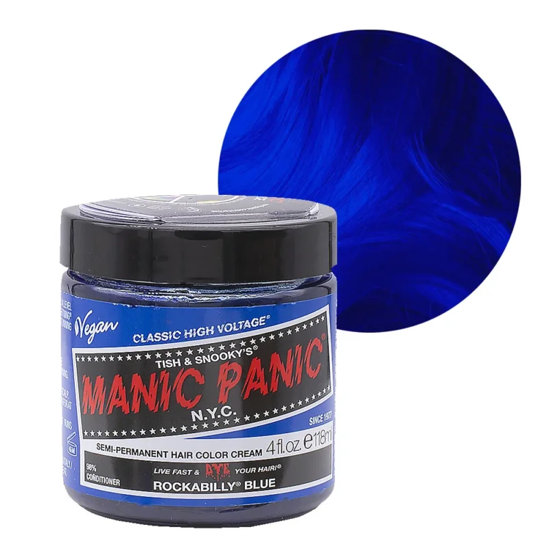 Manic Panic Classic High Voltage Rockabilly Blue 118ml - crema colorante semi-permanente
