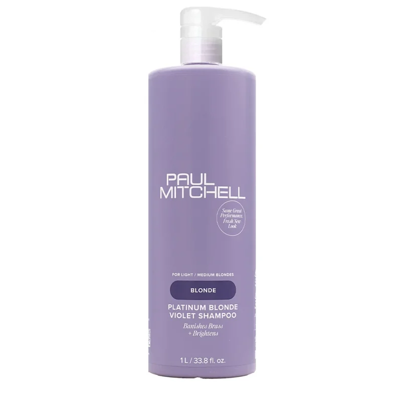 Paul Mitchell Platinum Blonde Violet Shampoo 1000ml - shampoo capelli biondi