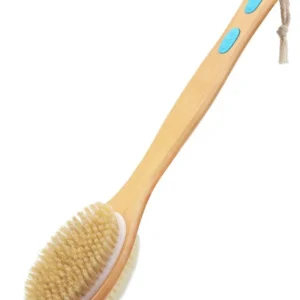 Rückenbürste Dusche mit Langem Stiel, Doppelseitige Peelingbürste
