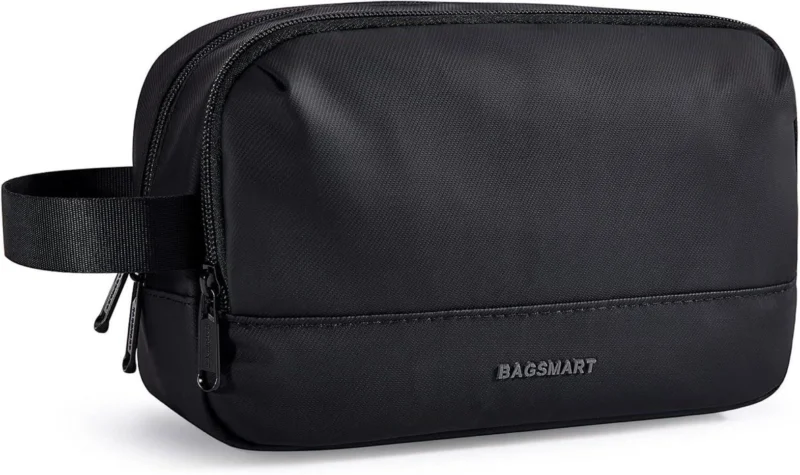 Männer Reise Kulturtasche Wasserdicht Dopp Kit Schwarz