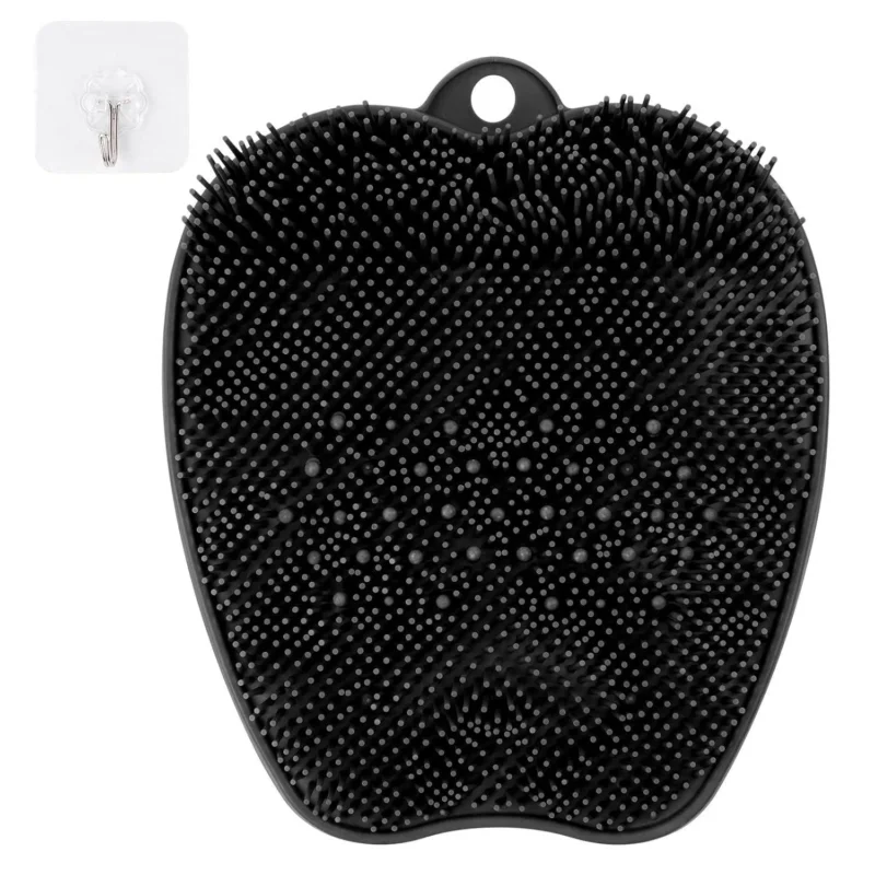 ACWOO Großes Fußmassagepad mit Saugnäpfen Schwarz