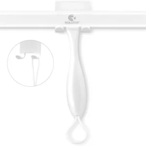 Duschabzieher Silikon mit Halterung 27.9cm Anti-Rost für Dusche
