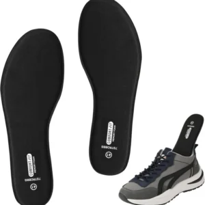 Memory Foam Einlegesohlen Schwarz EU46 für Damen & Herren