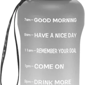 ETDW Trinkflasche 2 Liter Sport Strohhalme BPA Frei Auslaufsicher