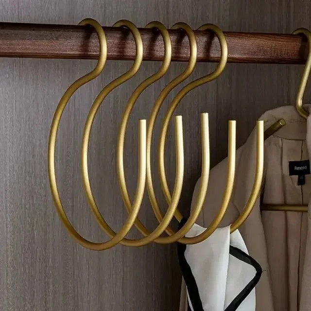 HangStruct – S-förmige Metallkleiderbügel (Set von 5) zur Platzersparnis | Karnz