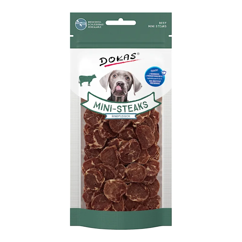 Dokas Dog - Mini Steaks Rindfleisch