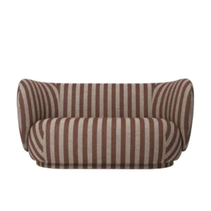 Rico Sofa 2 Louisiana, Sand/Chocolate von Ferm Living