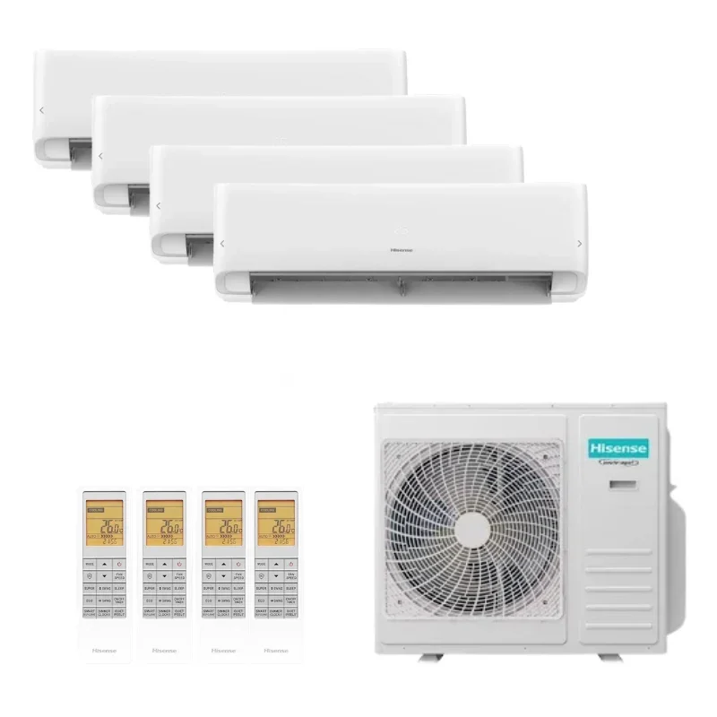 Hisense Expert Comfort Multisplit Klimaanlage für 4 Räume