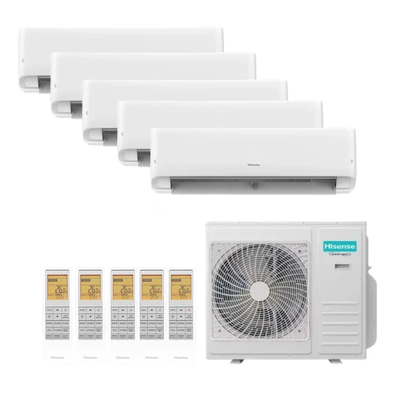 Hisense Expert Comfort Multisplit Klimaanlage für 5 Räume