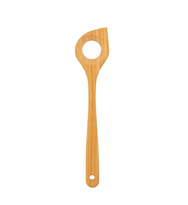 Hofmeister Löffel spitz mit Loch Kirsche/geölt - 30cm