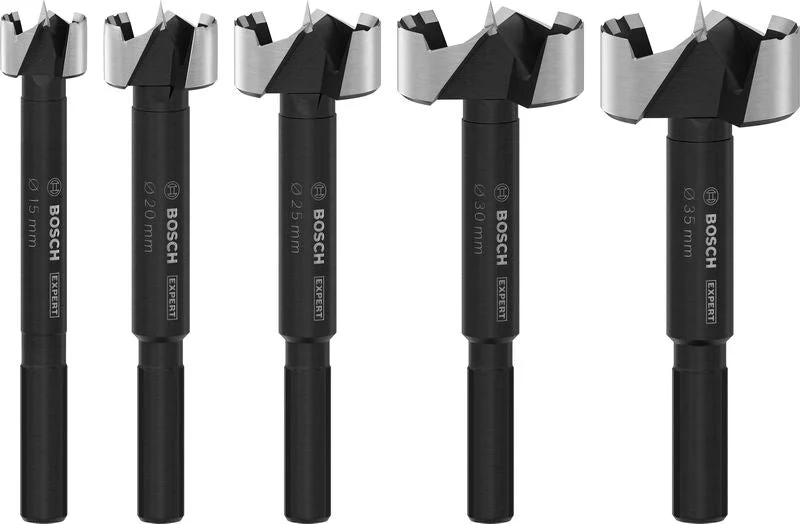 Produktbild Lieferumfang von EXPERT Wood Forstnerbohrer Set, 5-tlg