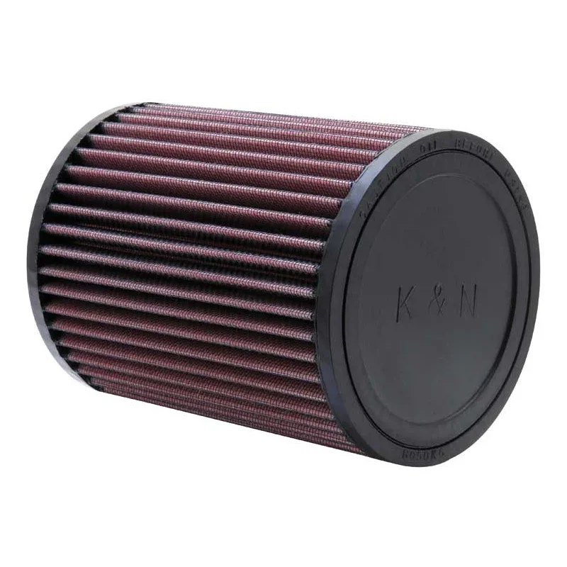 K&N, Luftfilter Universal Rund 76mm Flansch, 127mm Außendurchmesser, 165mm Höhe (RU-2820), Rot