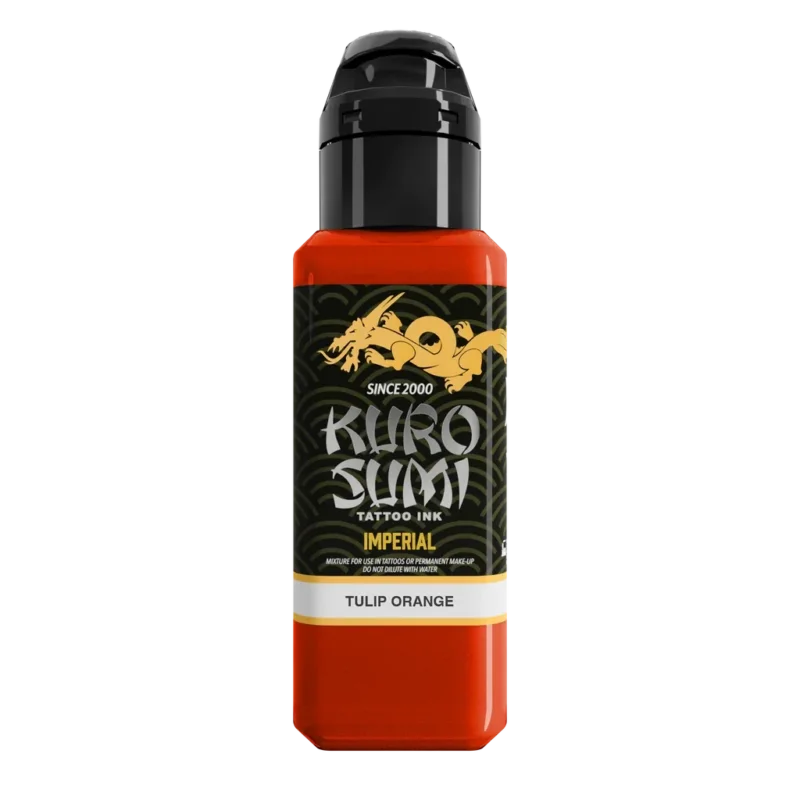 Kuro Sumi Imperial Ink -Tulip Orange - AS Tattoo Supply