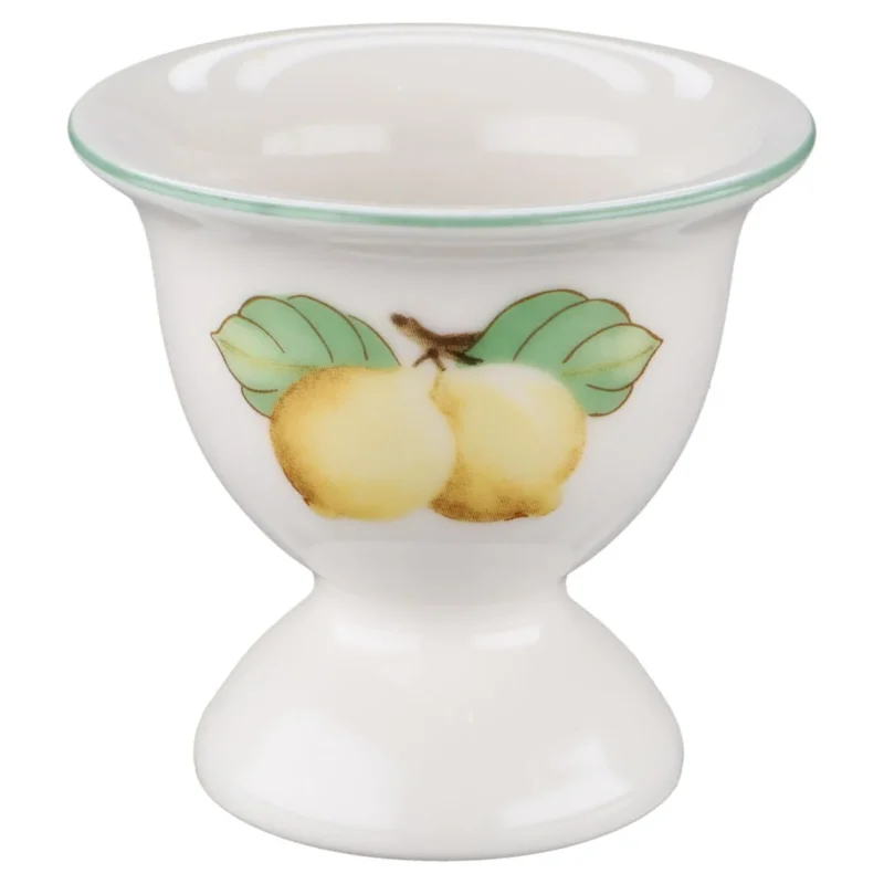 Eierbecher auf Fuß Pflaume/Zitrone