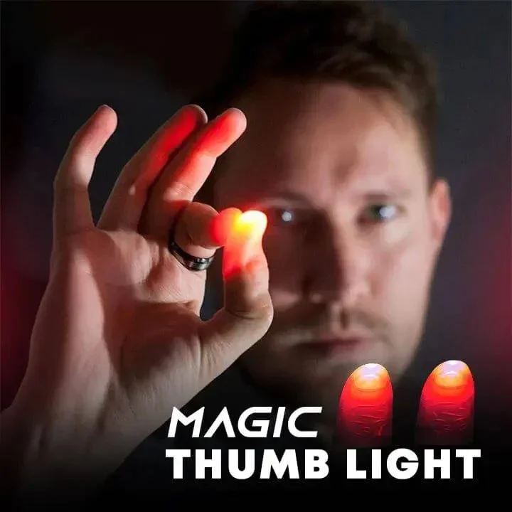 Magischer Daumenlichttrick | LED-Illusionsgadget | Lustige Partyunterhaltung