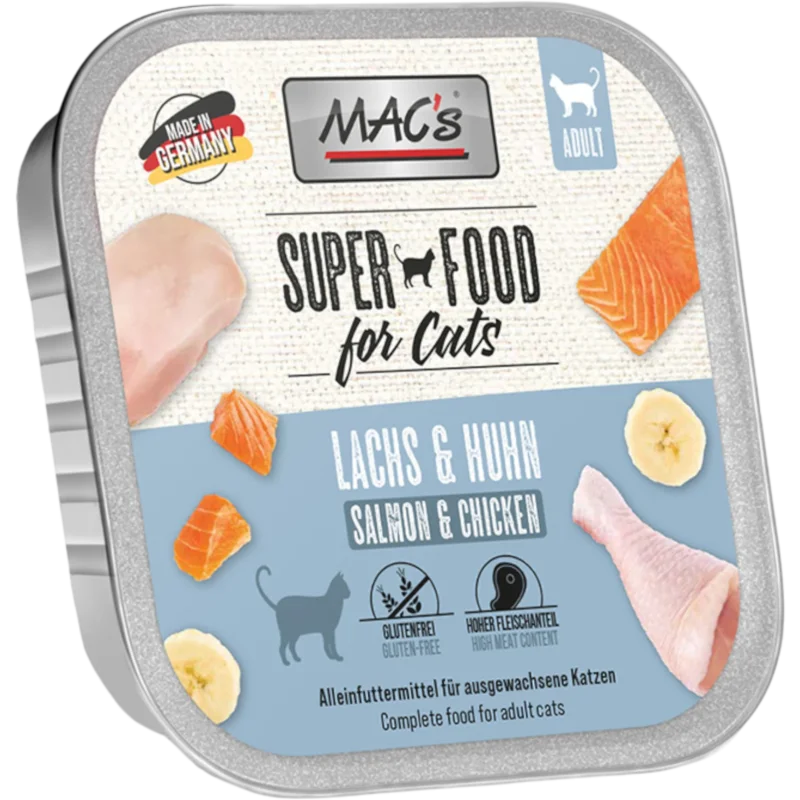 MAC’s Cat – Lachs & Huhn in Schale